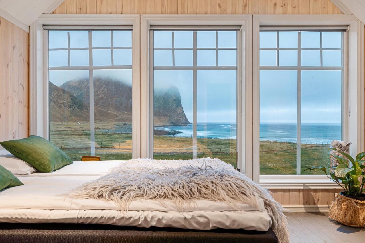 Unstad Arctic Resort Unnstad Extérieur photo