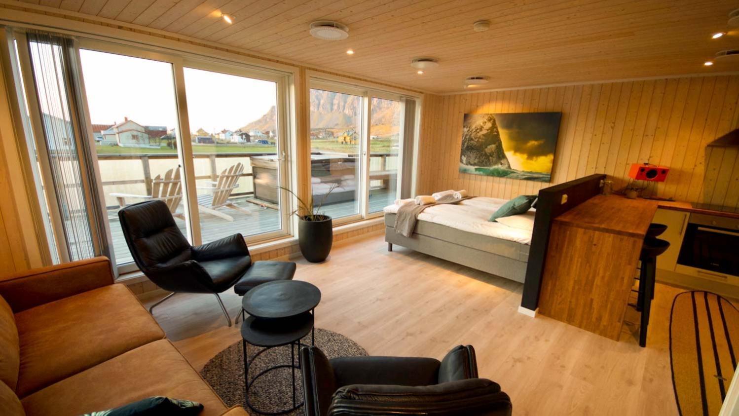 Unstad Arctic Resort Unnstad Extérieur photo